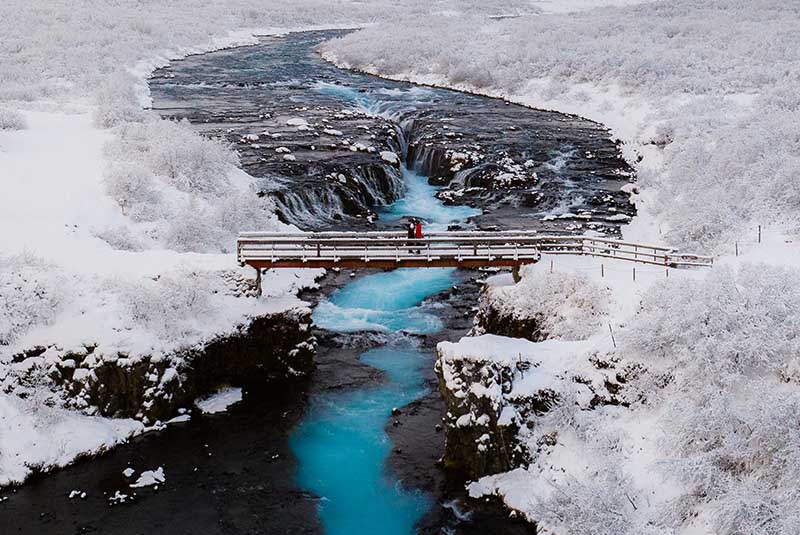 Bruarfoss waterfall