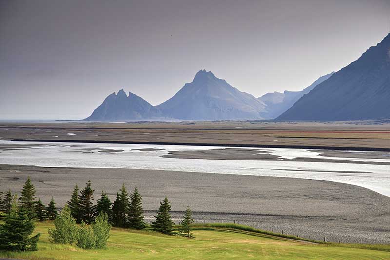 Vestrahorn is located on the Stokksnes peninsula