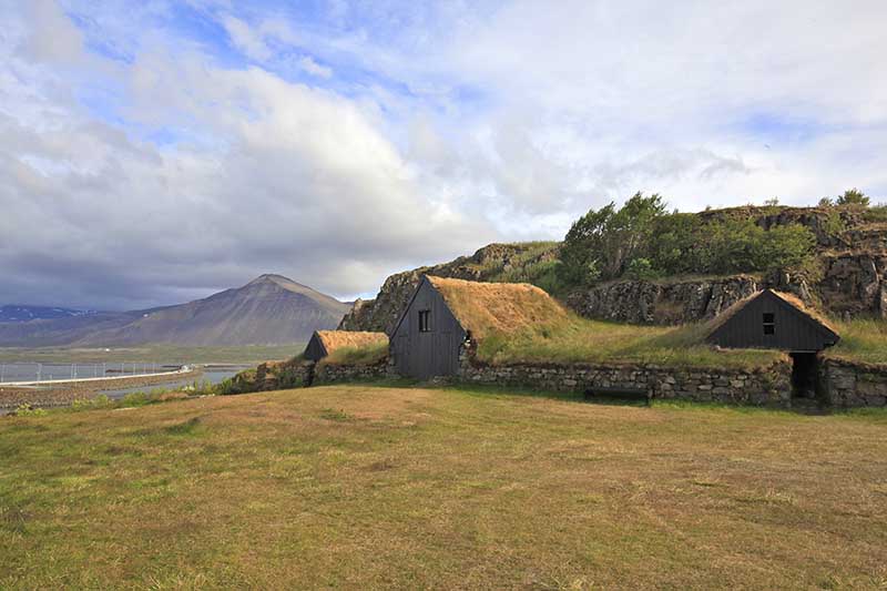 Turf House in Borgarnes Iceland