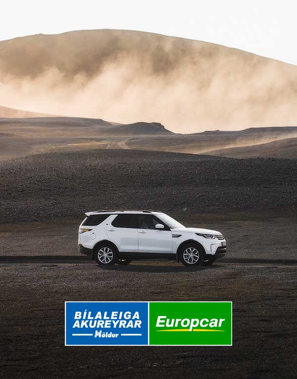 Rent Land Rover Discovery in Iceland