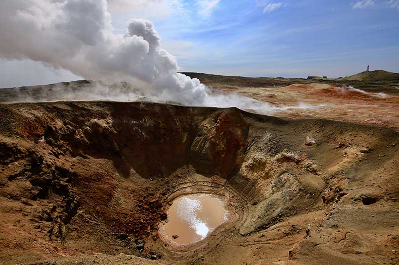 Gunnuhver is a geological wonder