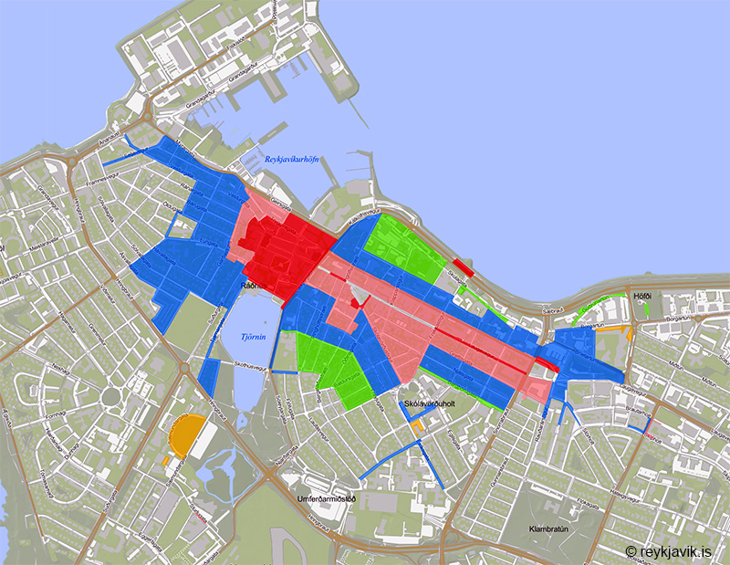 Reykjavik Parking Zones