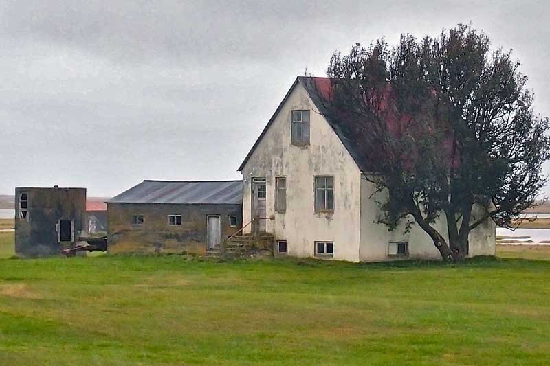 Abandoned farm in Northeast Iceland